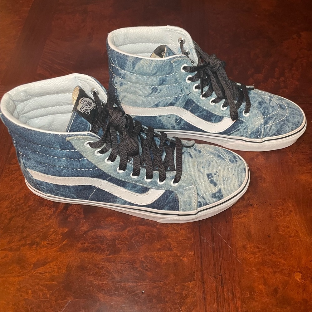 VANS SK8-HI ACID DENIM Men US size-7.5 Woman US size- 9